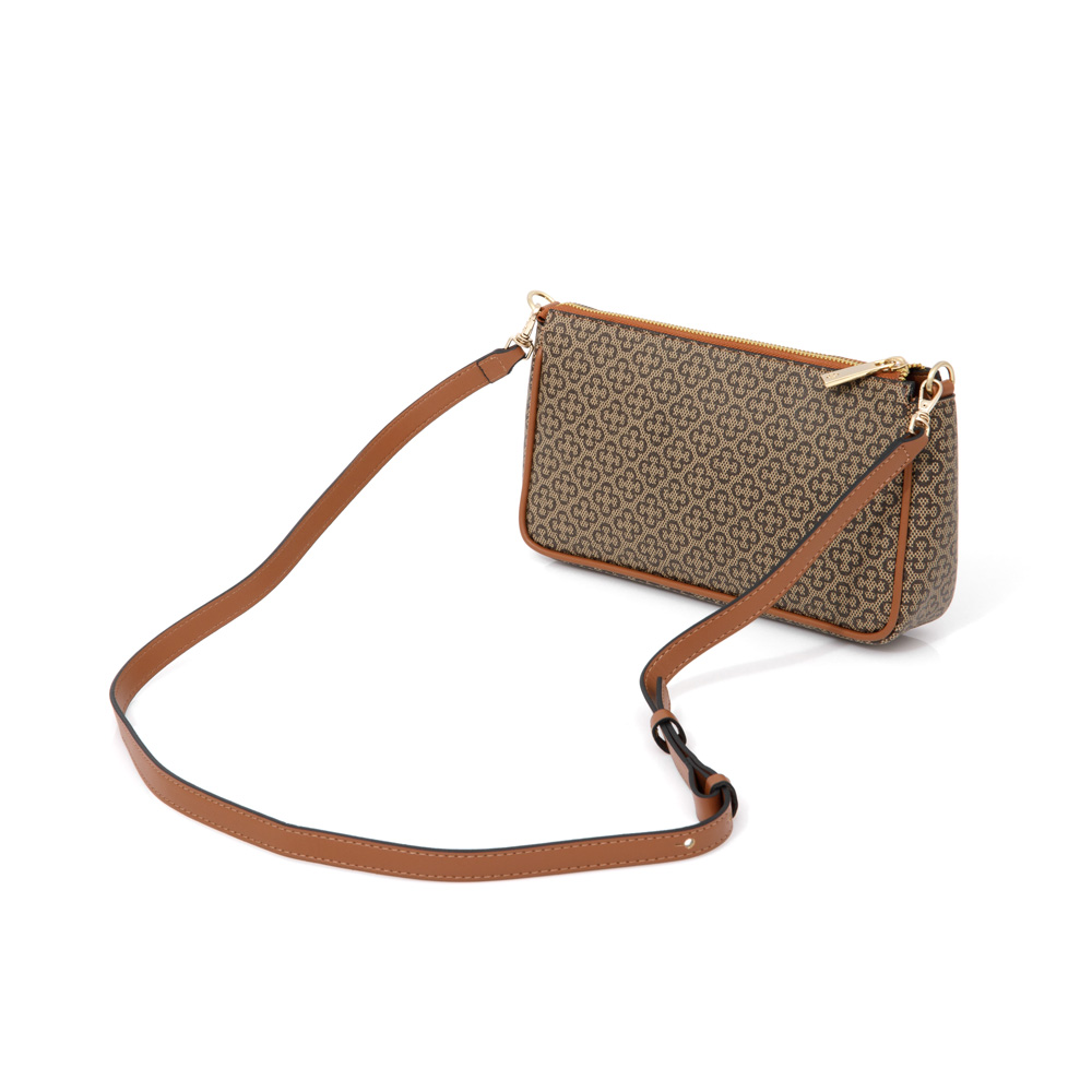 BOLSA PEQUENA CARAMELO MONOGRAMA SHOULDER BAG image number 1