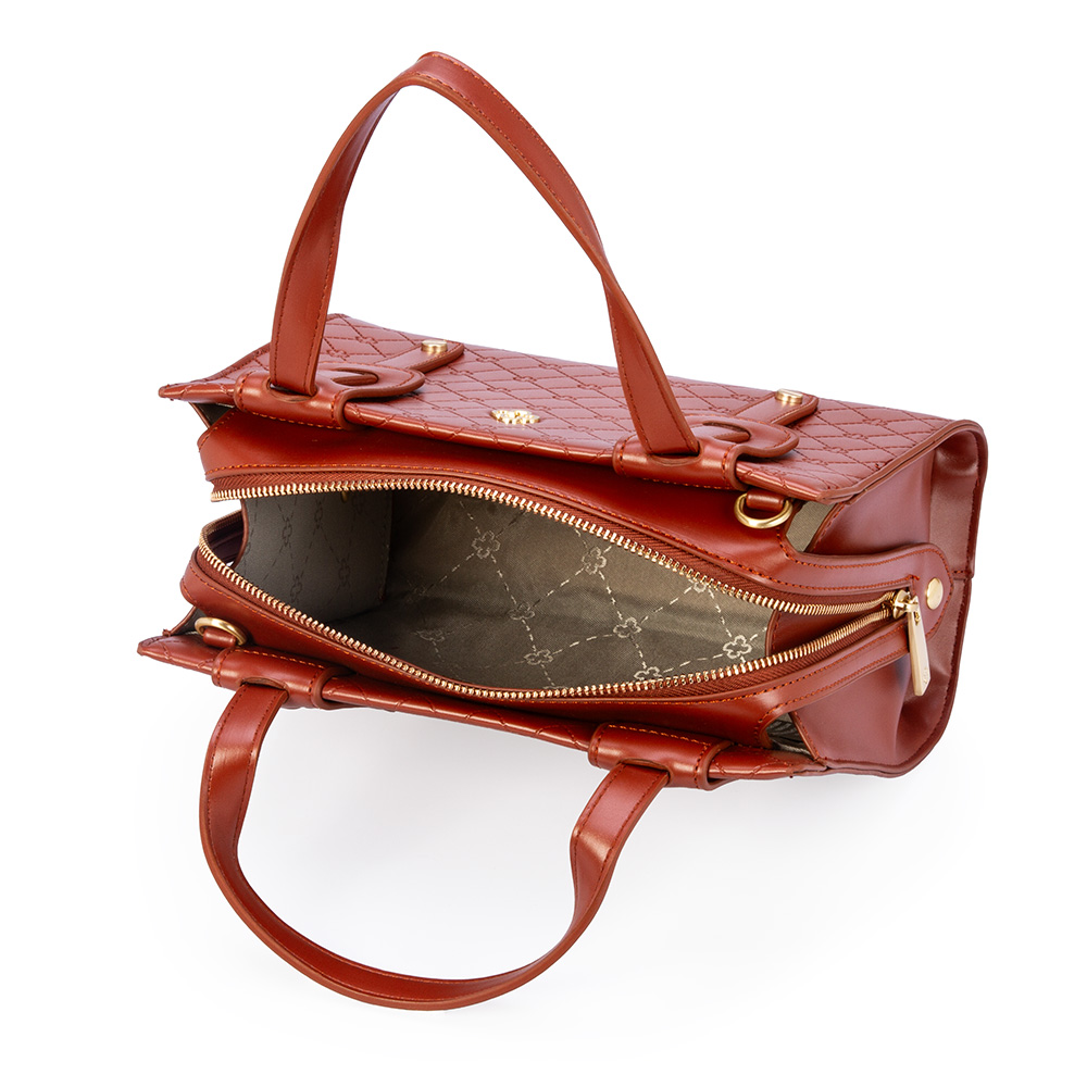 BOLSA M&Eacute;DIA CARAMELO MONOGRAMA TOTE image number 4