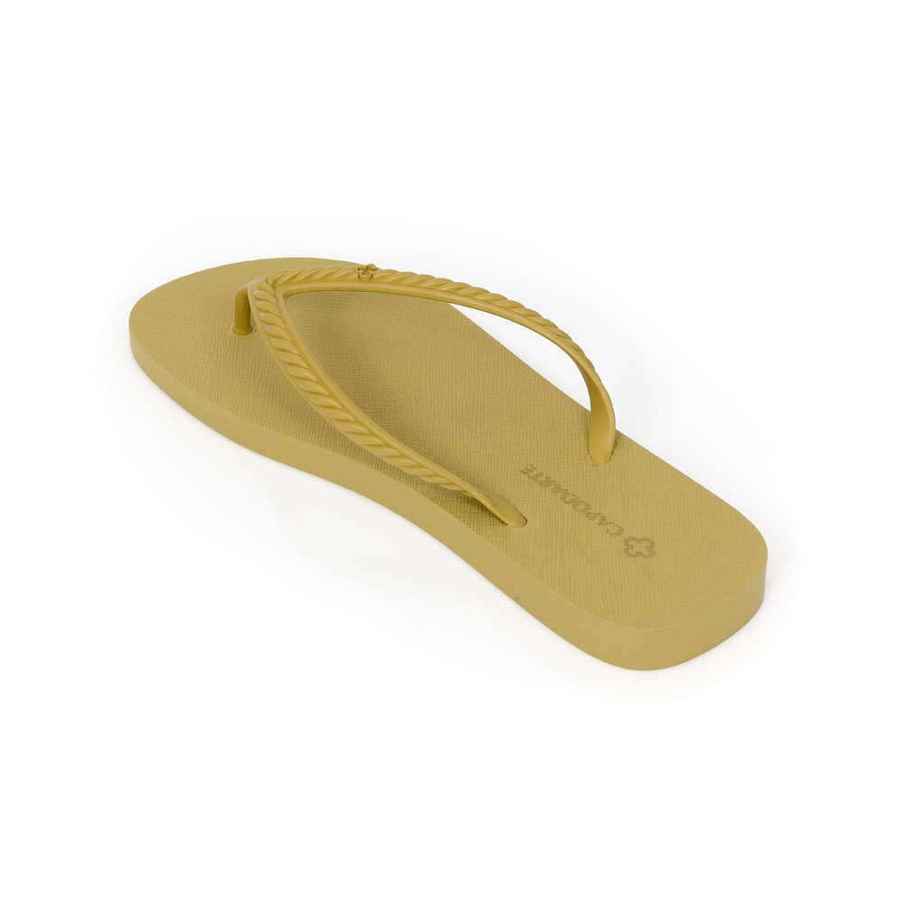 CHINELO DE DEDO AMARELO CITRINO TRAMADO image number 2