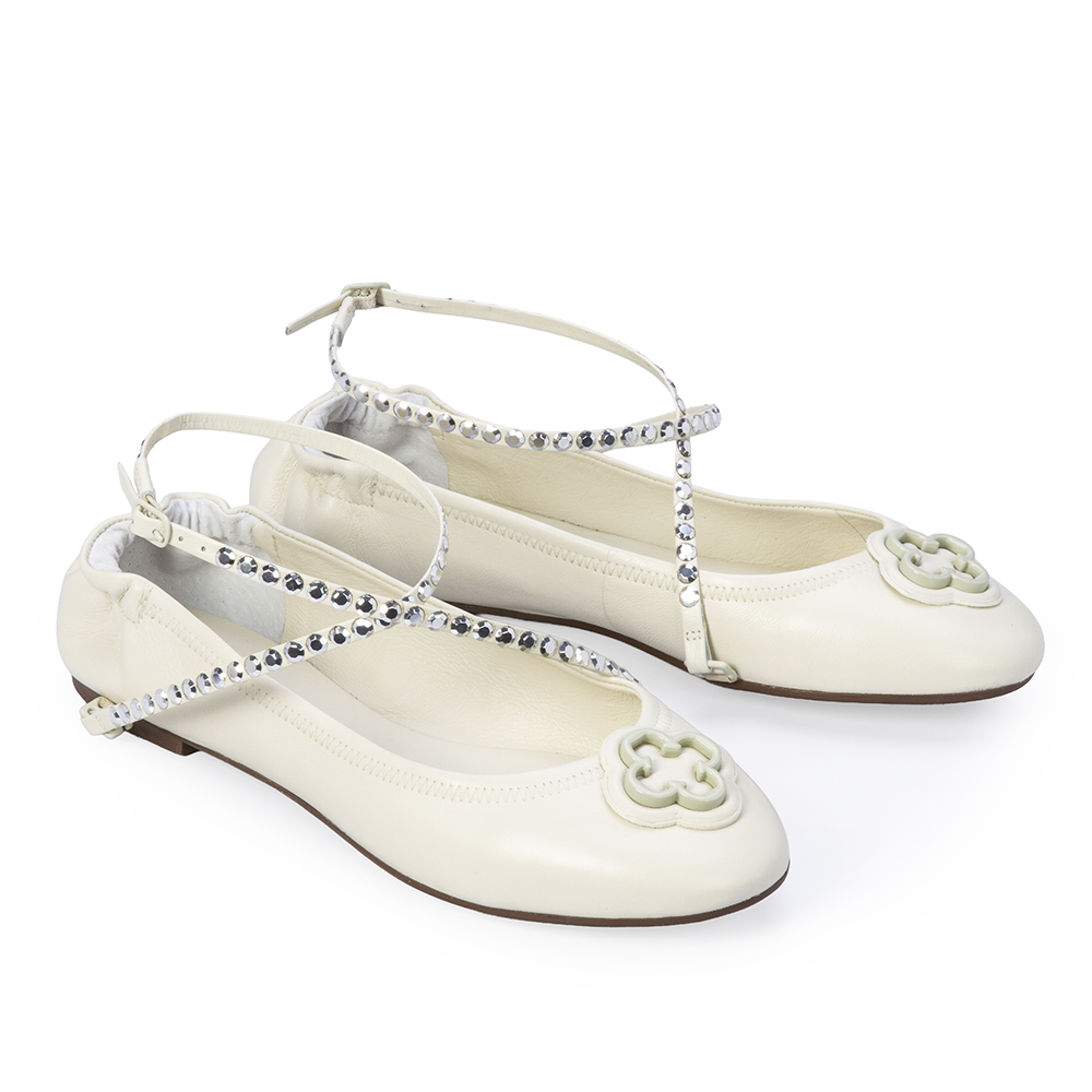 SAPATILHA CATHERINE DE COURO BRANCO DUNA image number 1