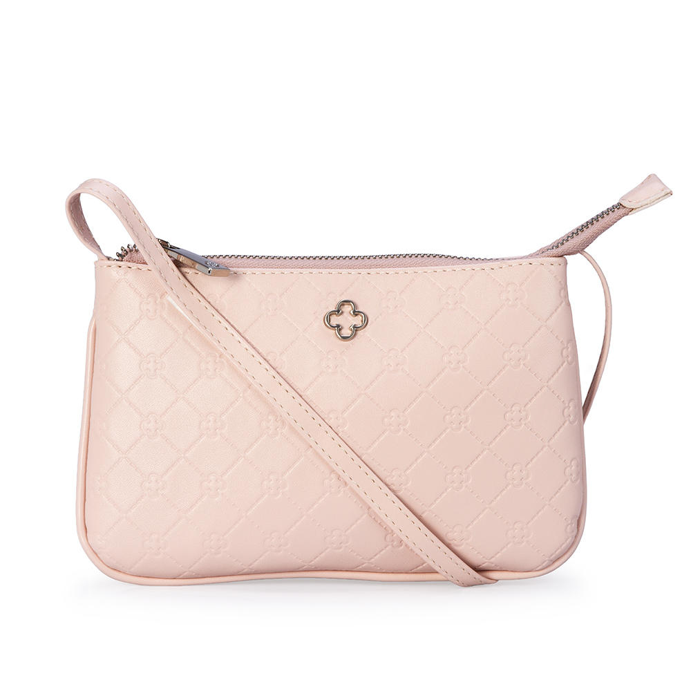 BOLSA TIRACOLO ROSA PE&Ocirc;NIA MONOGRAMA SHOULDER BAG image number 0