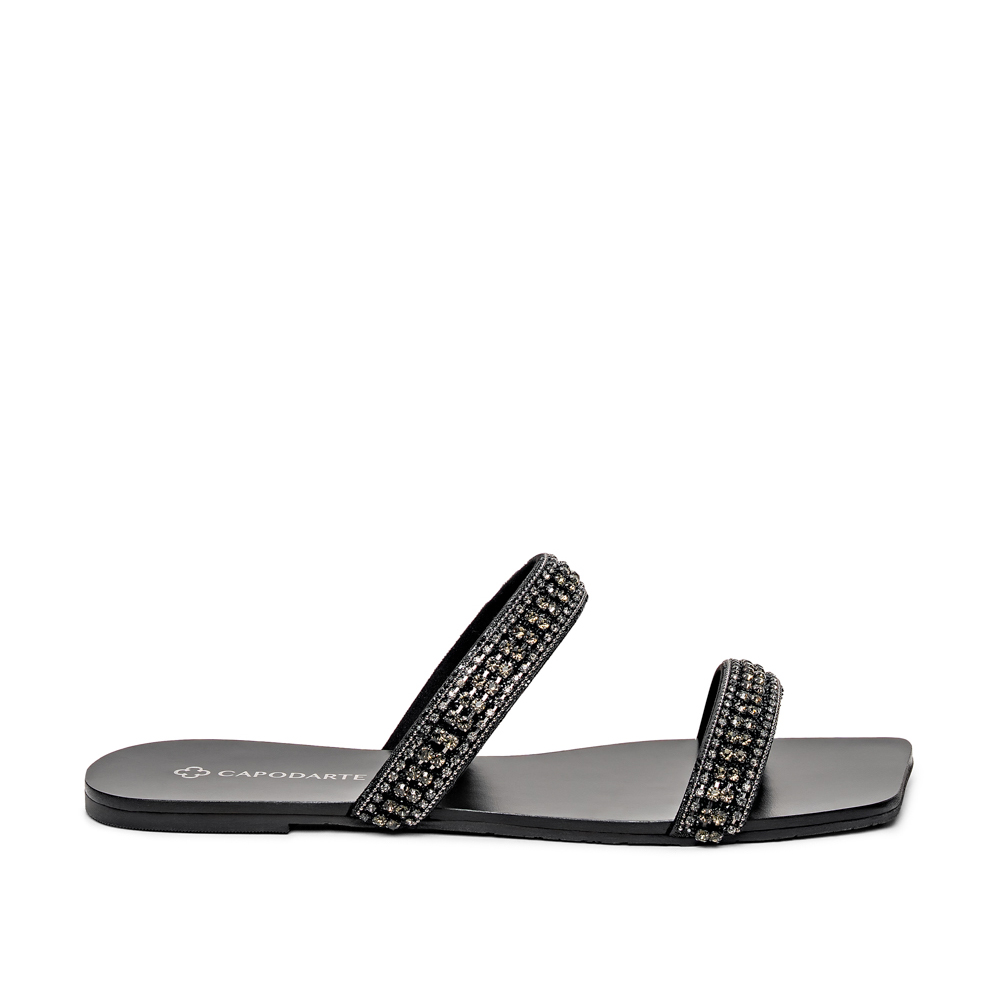 CHINELO RASTEIRO PRETO BICO QUADRADO image number 0