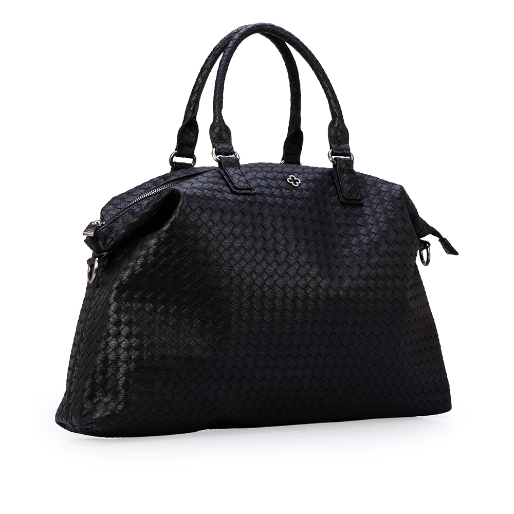 MALA GRANDE DE M&Atilde;O PRETA TRESS&Ecirc; image number 3