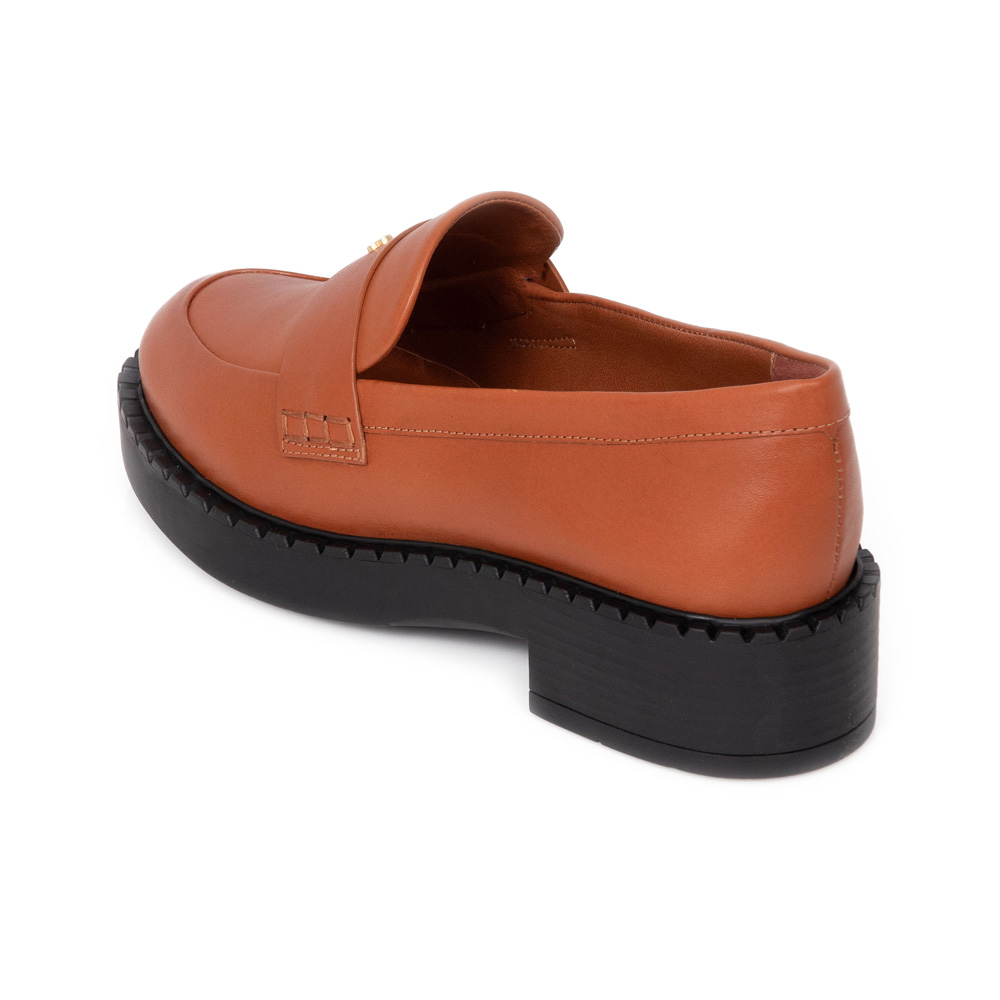 LOAFER MOCASSIM CARAMELO DE COURO image number 2