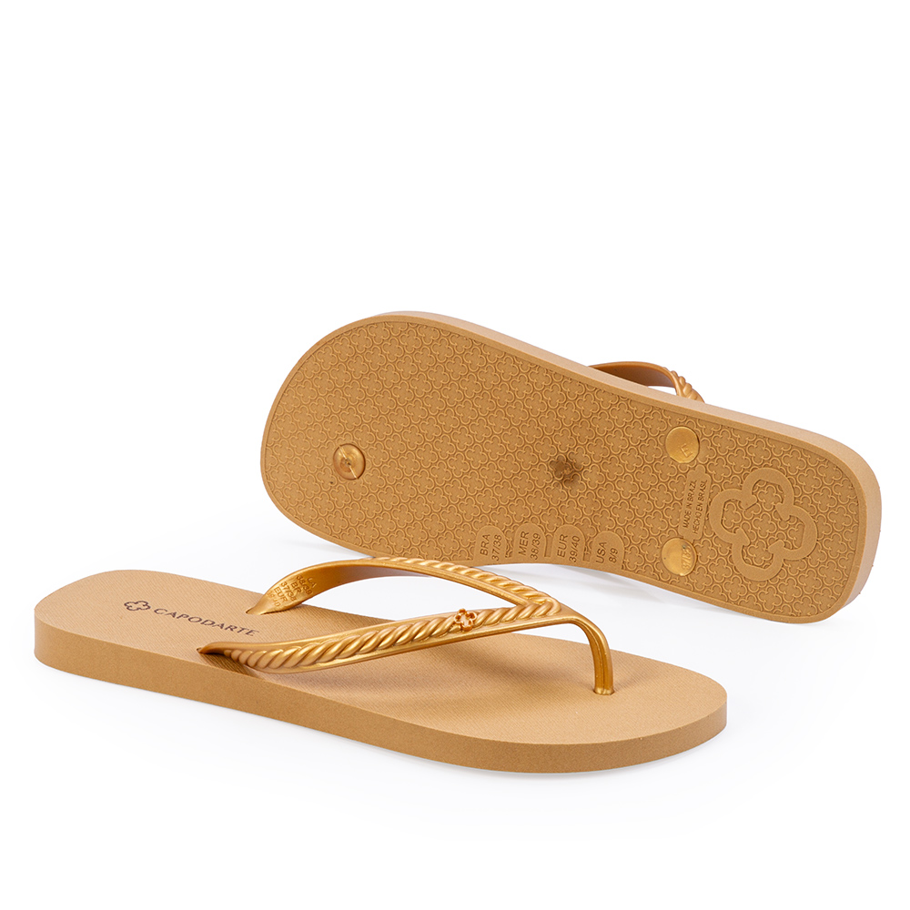 CHINELO DE DEDO DOURADO CLARO image number 3