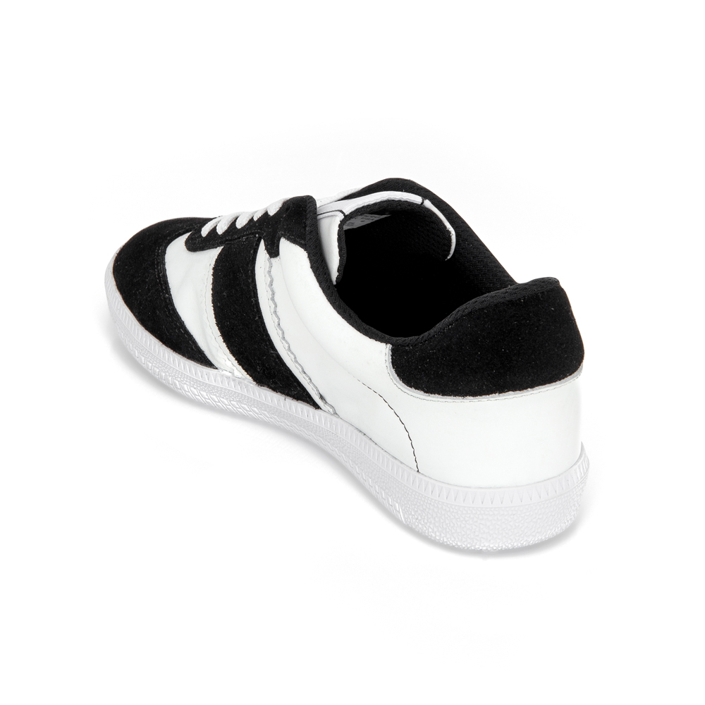 TÊNIS FEMININO PRETO E BRANCO SOLA BRANCA image number 2
