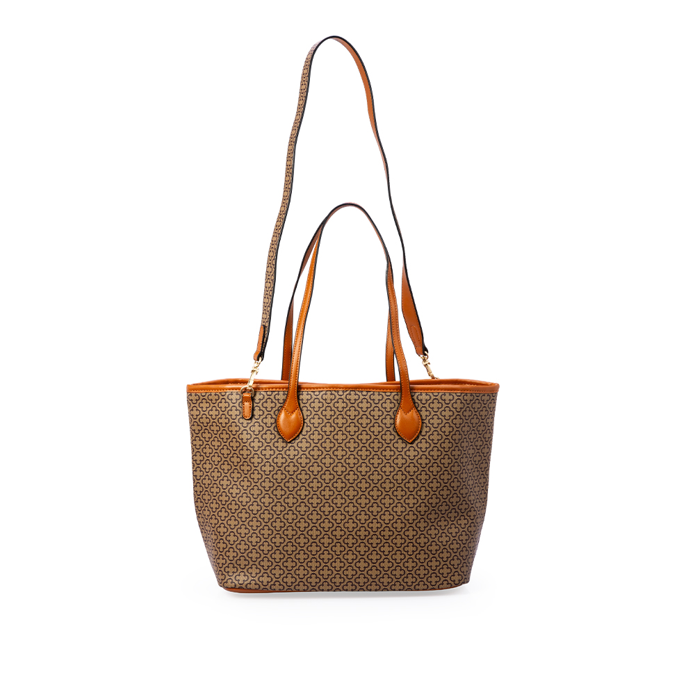 BOLSA SHOPPER CARAMELO MONOGRAMA image number 2