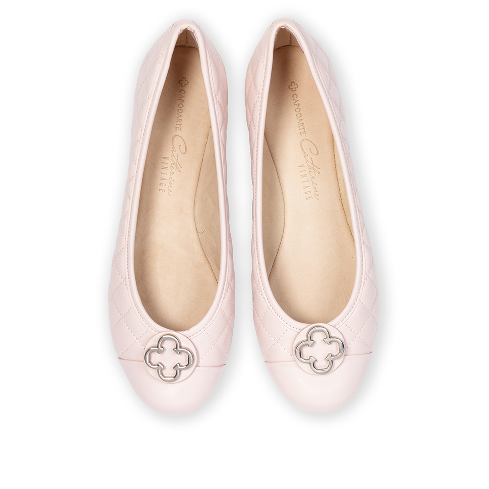 SAPATILHA COURO PEONIA BICO REDONDO CATHERINE image number 4