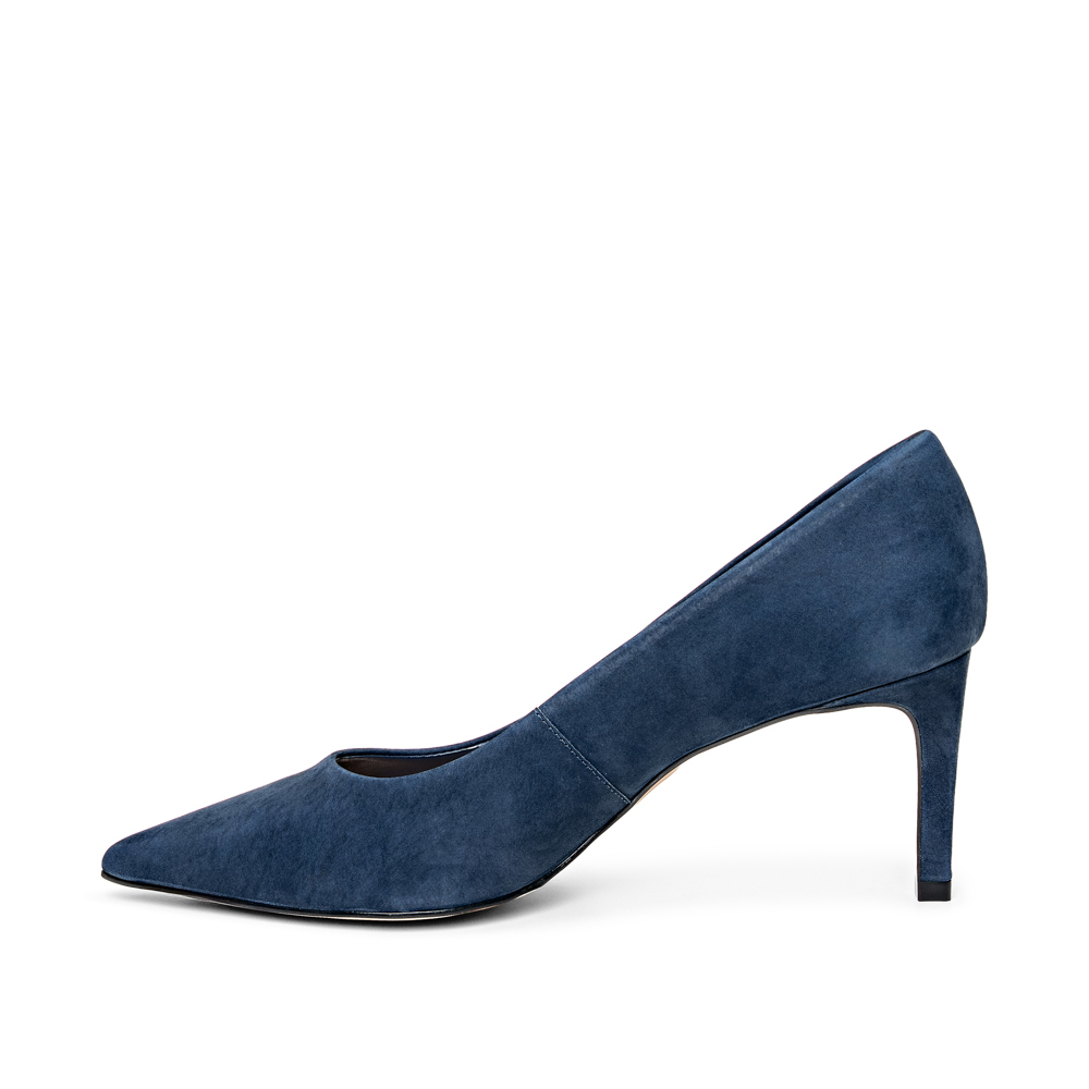 SCARPIN SALTO ALTO MARINHO AZZURRO COURO NOBUCK image number 2