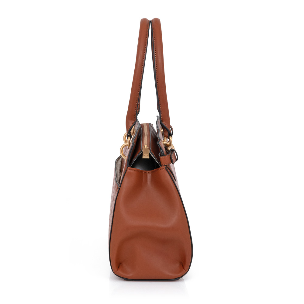 BOLSA GRANDE SHOPPER CARAMELO TAG image number 2
