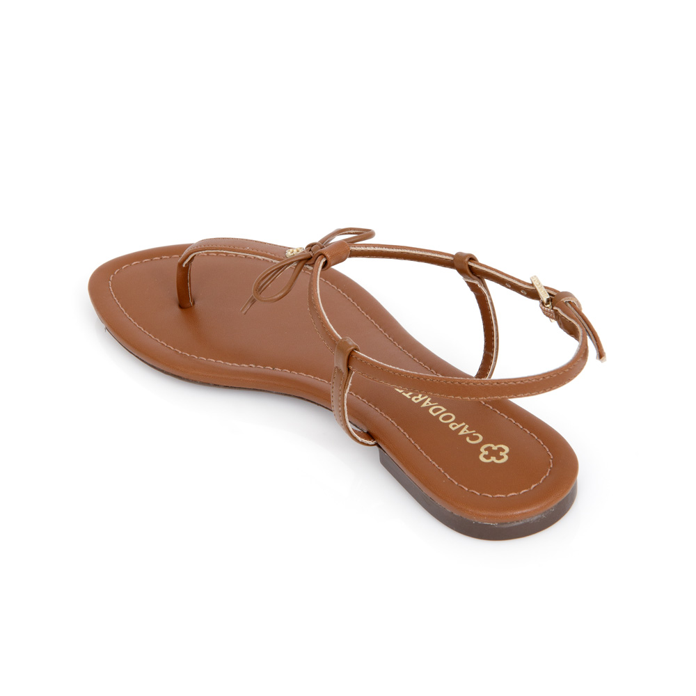 SAND&Aacute;LIA RASTEIRA CARAMELO MOGNO SOFT COM LA&Ccedil;O image number 2