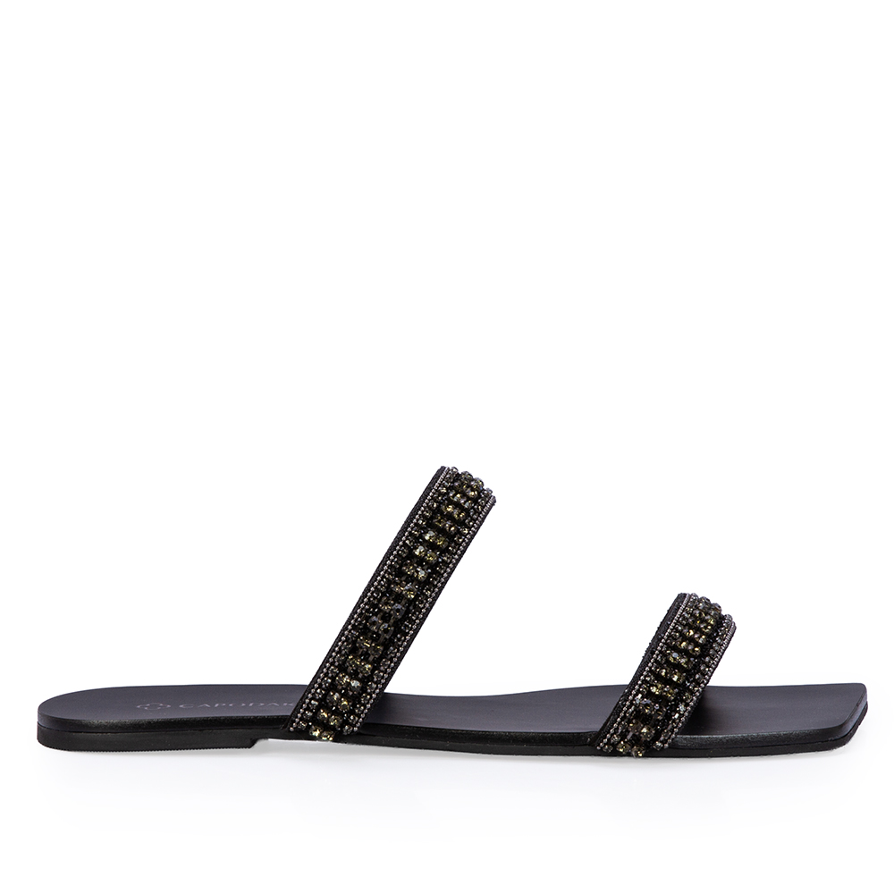 CHINELO RASTEIRO PRETO MALHA DIAMOND image number 0