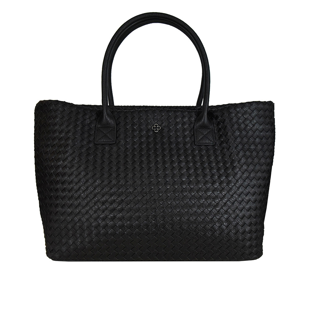 BOLSA GRANDE SHOPPER PRETA TRESS&Ecirc; image number 0