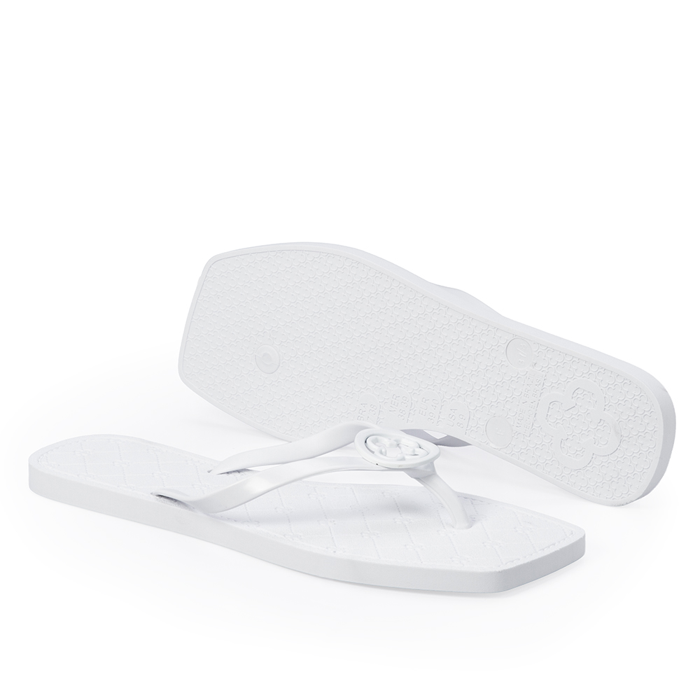 CHINELO DE DEDO BRANCO BICO QUADRADO image number 3