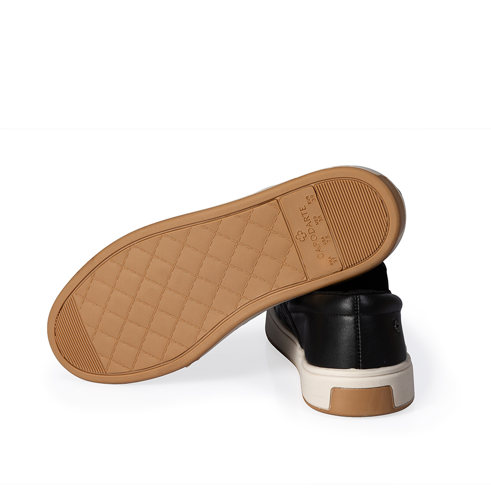 TÊNIS FEMININO SLIP ON PRETO MATELASSÊ image number 3