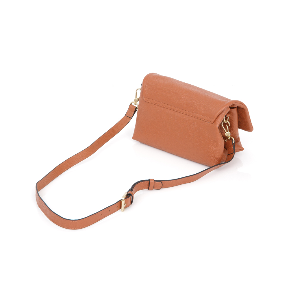 BOLSA CARAMELO DE COURO SHOULDER BAG image number 2