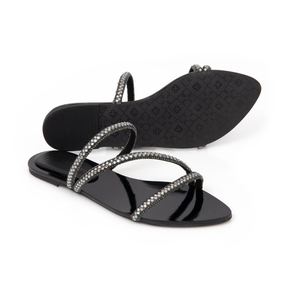 CHINELO RASTEIRA PRETO PEDRARIAS image number 3