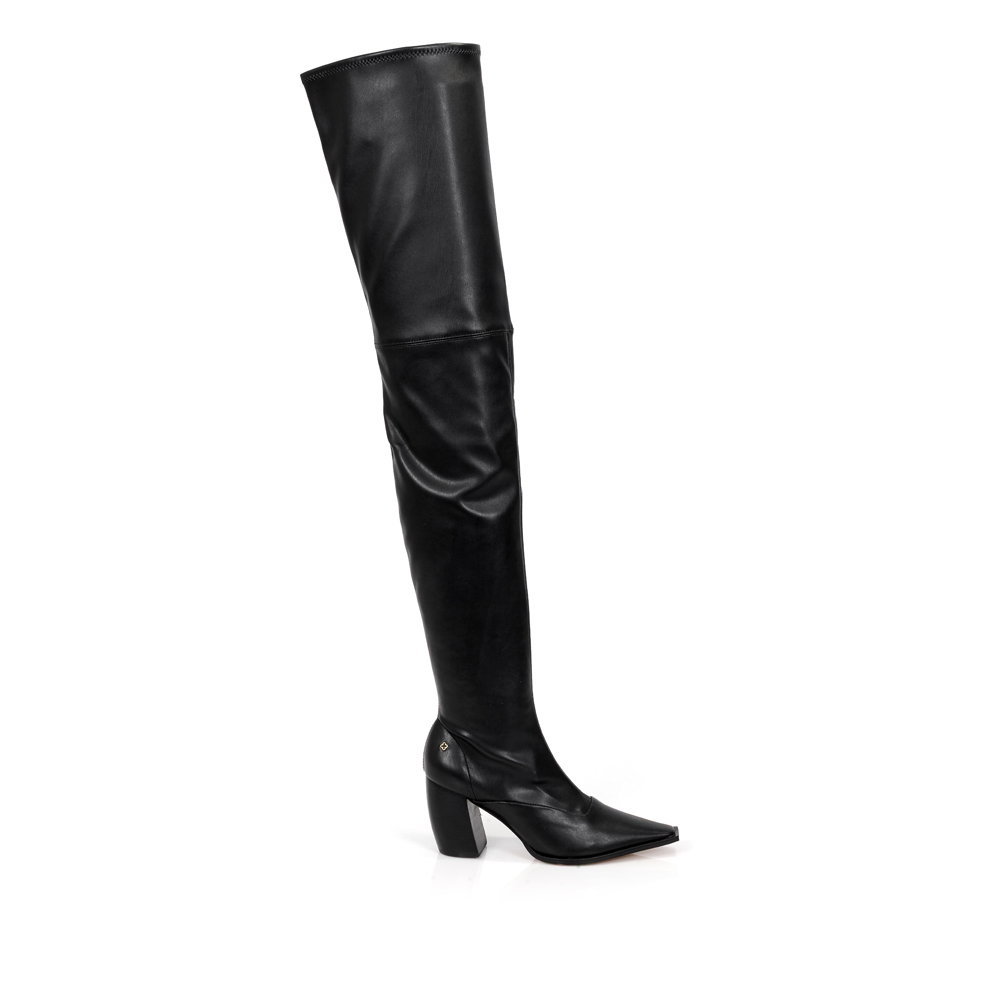 BOTA OVER THE KNEE PRETA STRECH image number 0