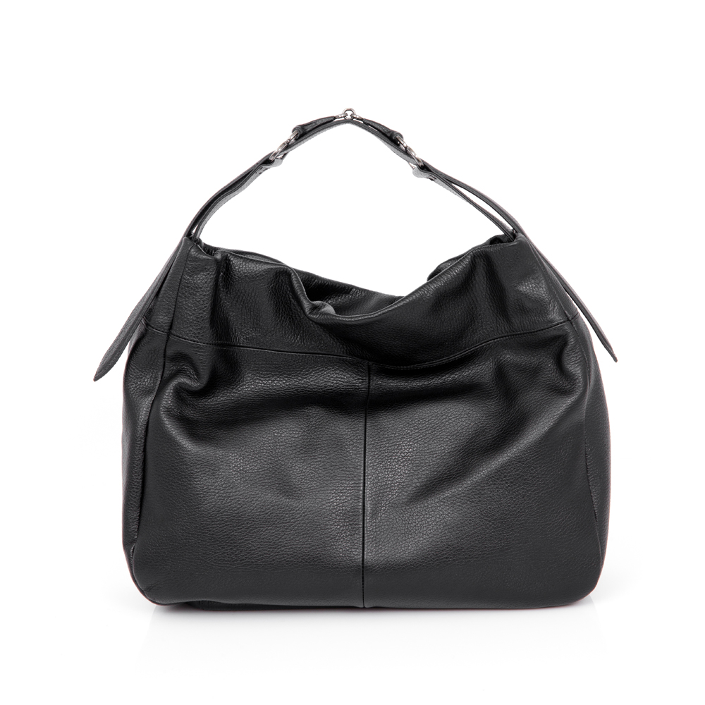 BOLSA CAPODARTE COURO PRETA HOBO image number 2