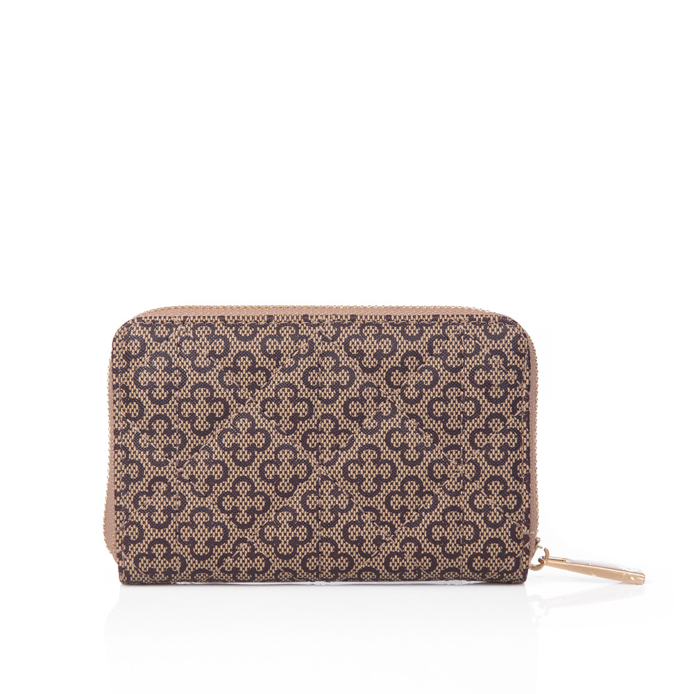 CARTEIRA PEQUENA BEGE MONOGRAMA image number 3