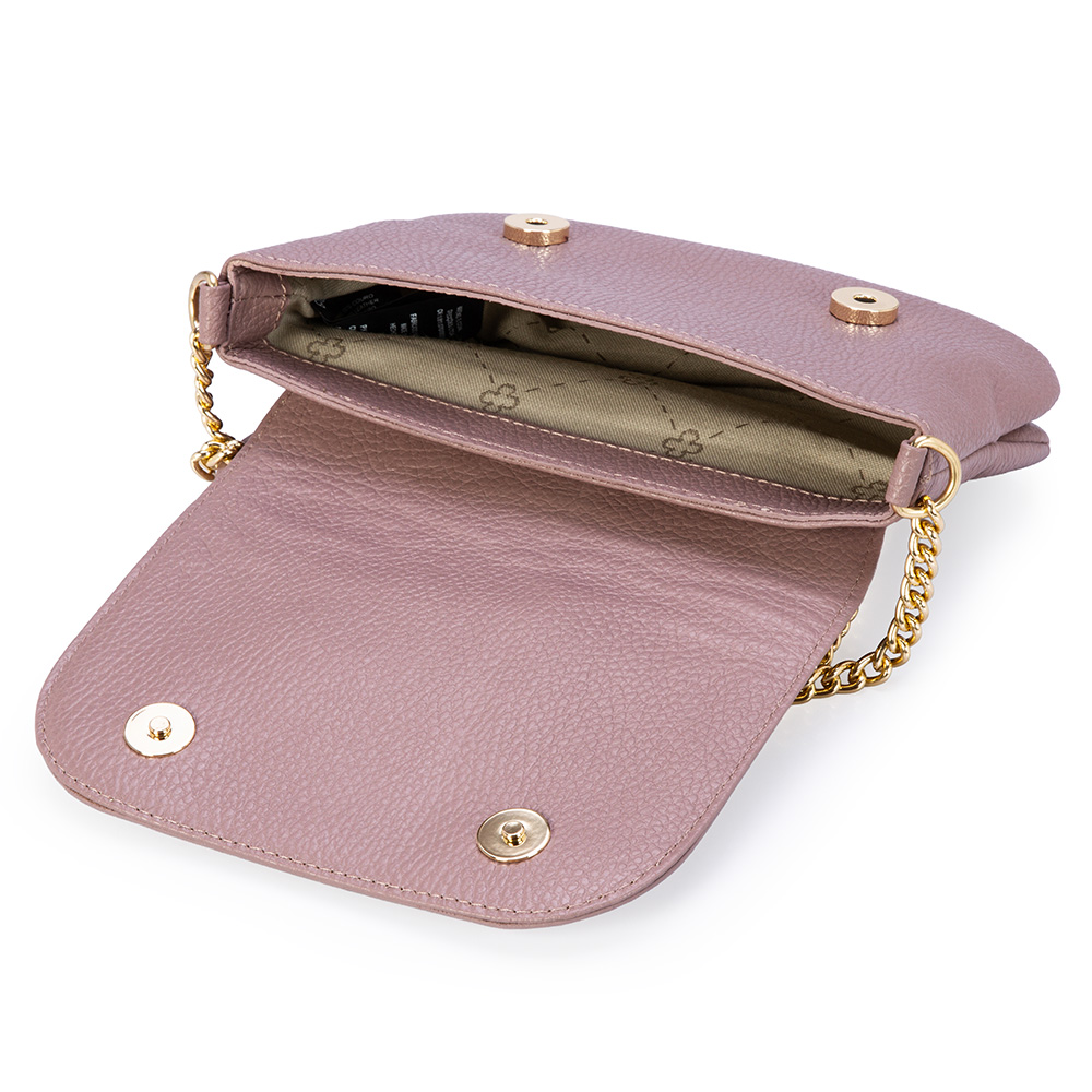 BOLSA TIRACOLO ROSE COURO image number 4