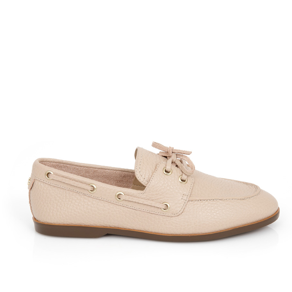 LOAFER MOCASSIM NUDE SEDA DE COURO image number 0