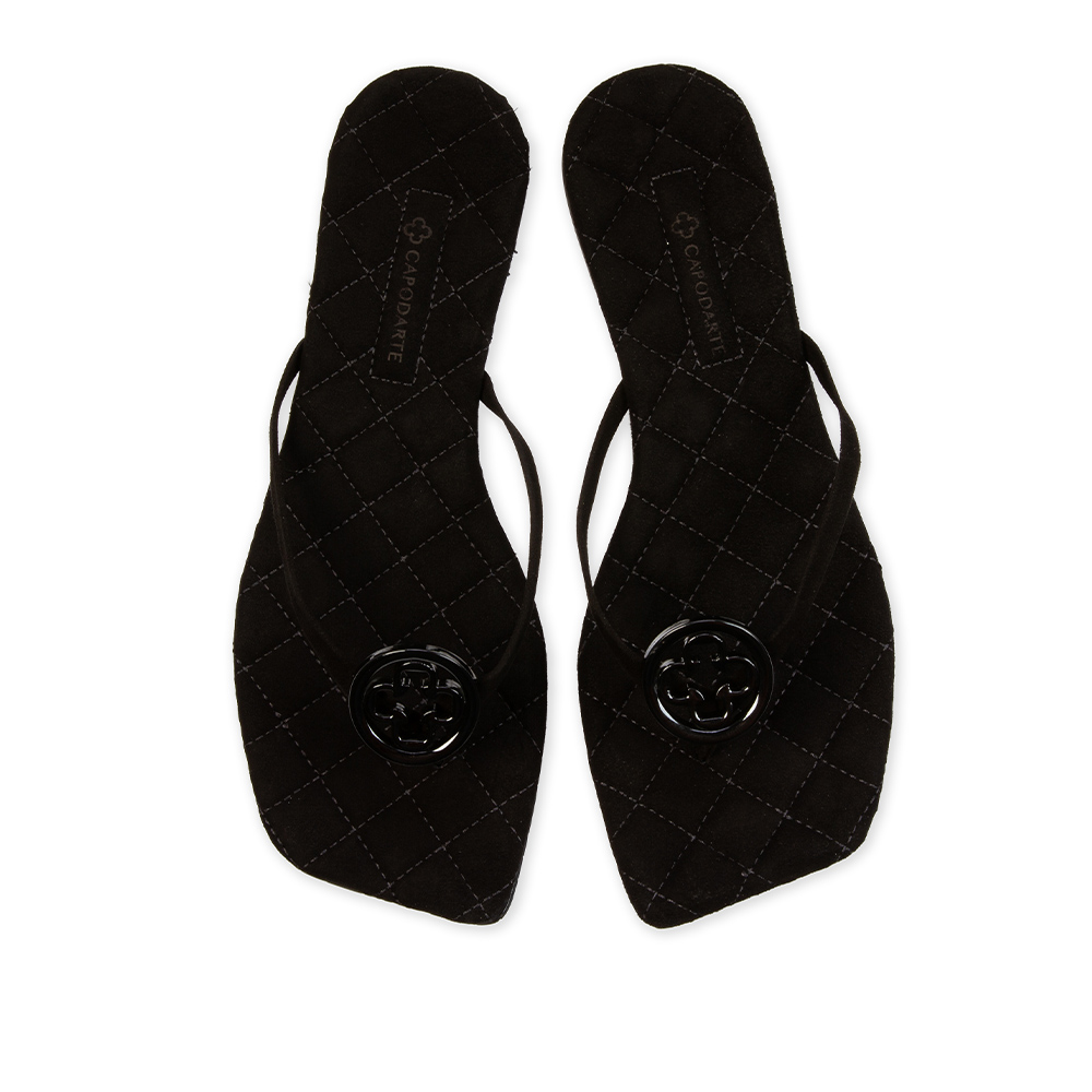 CHINELO RASTEIRO PRETO COURO NOBUCK image number 4