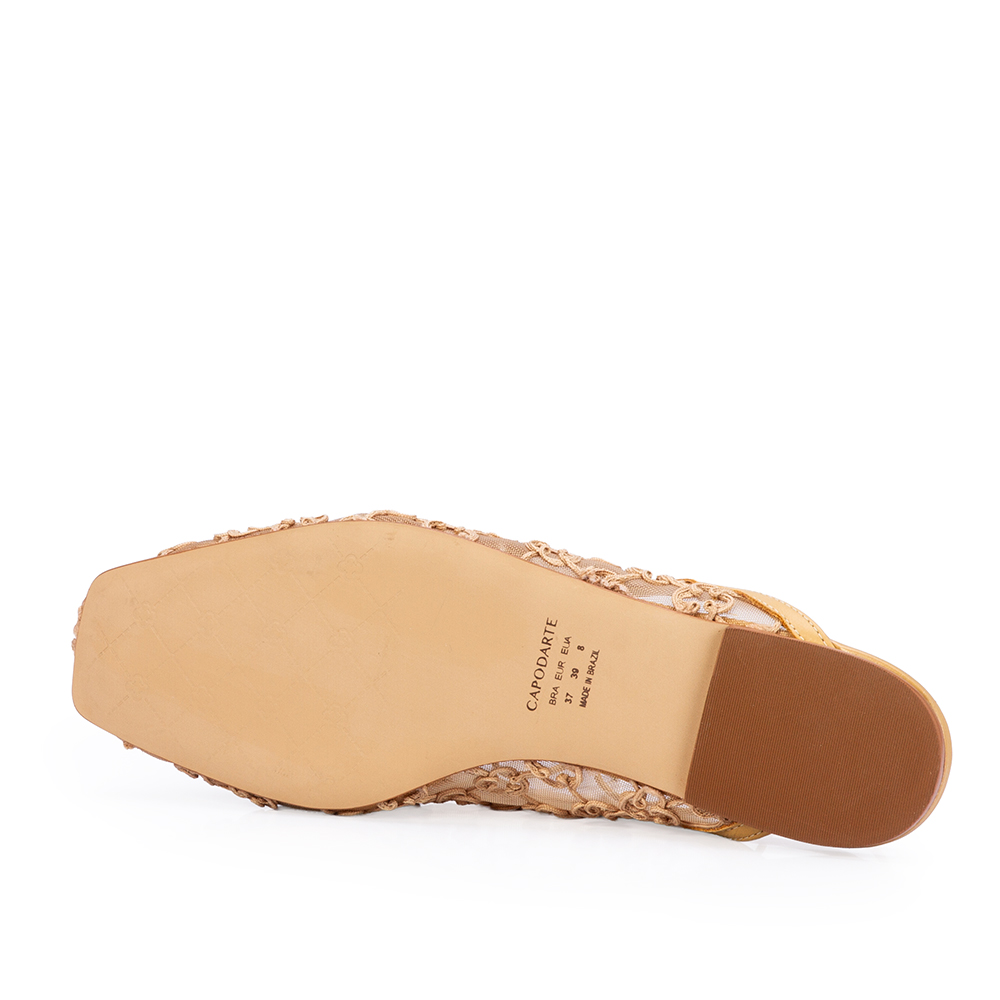 MULE TELA APLICA&Ccedil;&Atilde;O MONOGRAMA BEGE AMARRA&Ccedil;&Atilde;O image number 3