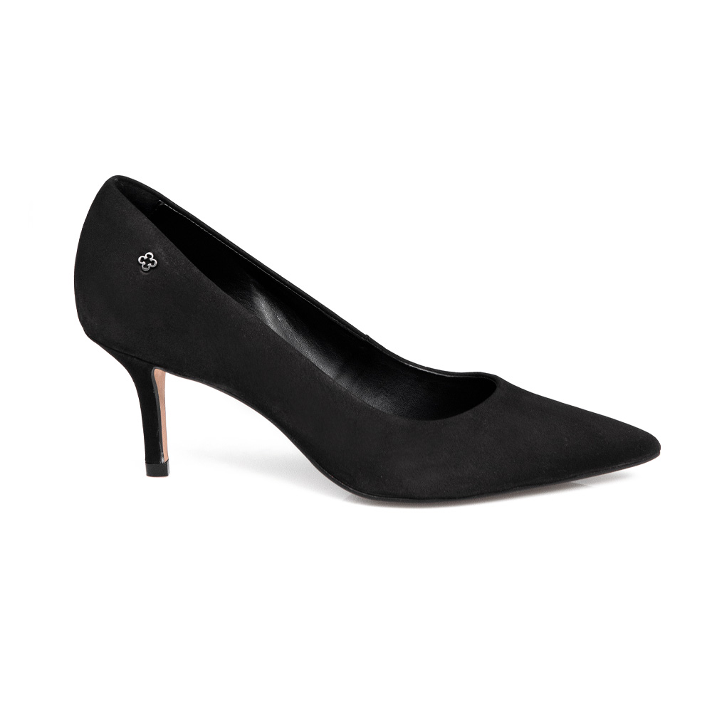 SCARPIN SALTO FINO PRETO NOBUCK image number 0