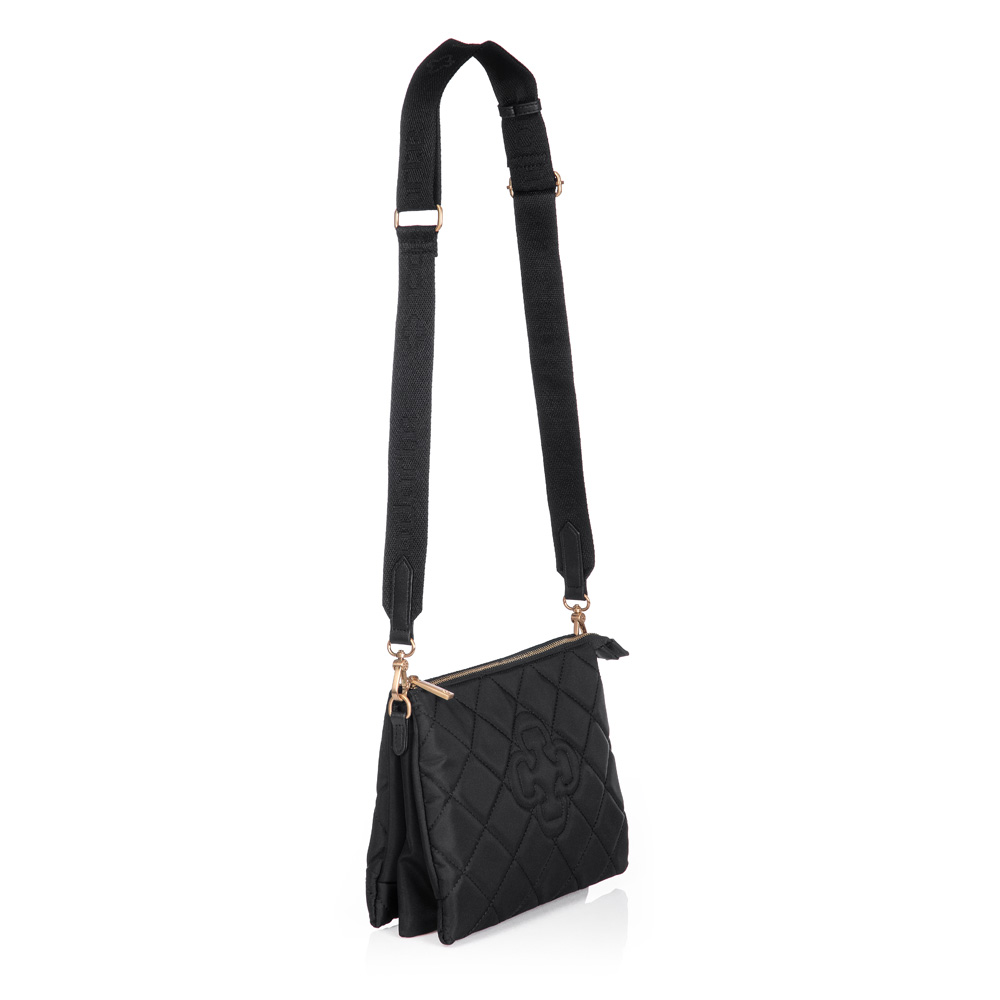 BOLSA PRETA NYLON TRANSVERSAL SHOULDER image number 3