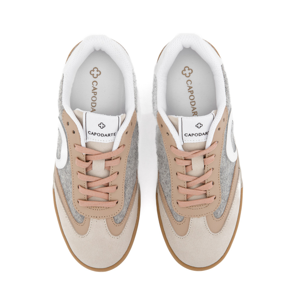 T&Ecirc;NIS DE COURO NUDE SEDA AMARRA&Ccedil;&Atilde;O FEMININO image number 4