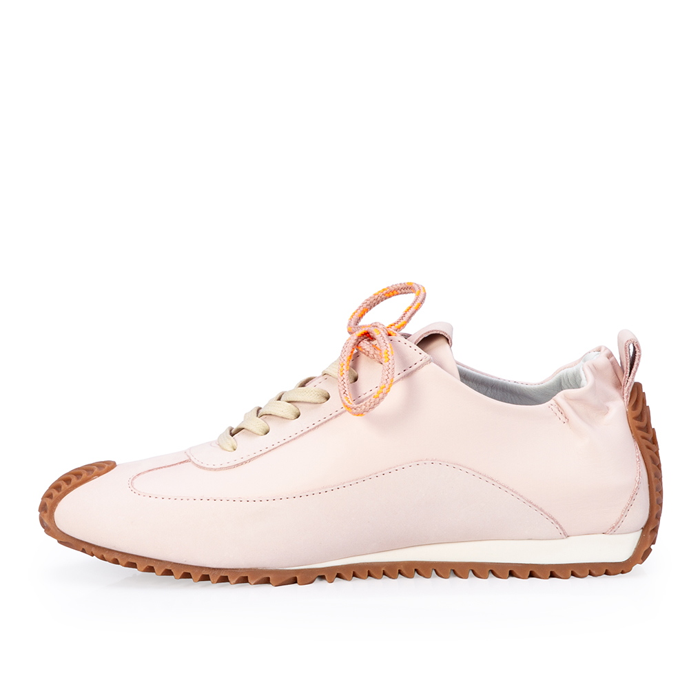 T&Ecirc;NIS FEMININO SNEAKERS COURO ROSA PE&Ocirc;NIA  AMARRA&Ccedil;&Atilde;O image number 2