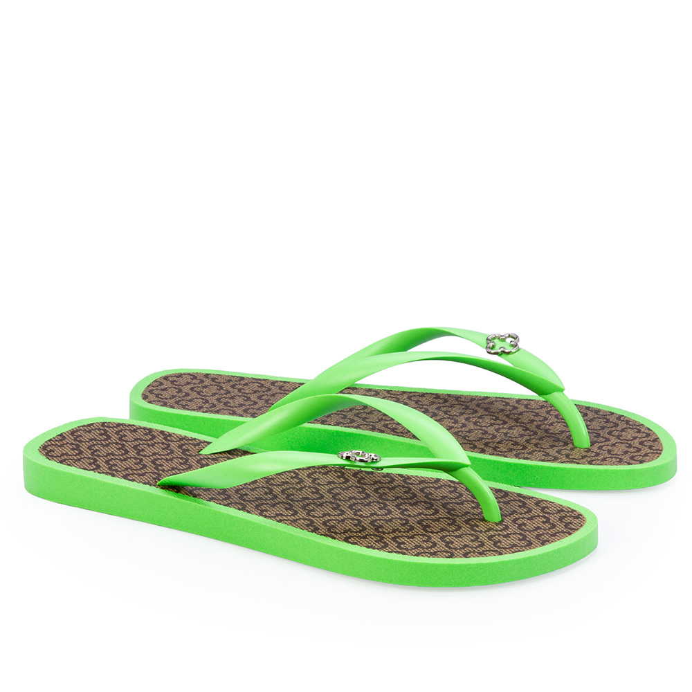 CHINELO DE DEDO VERDE PISTACCHIO MONOGRAMA image number 1