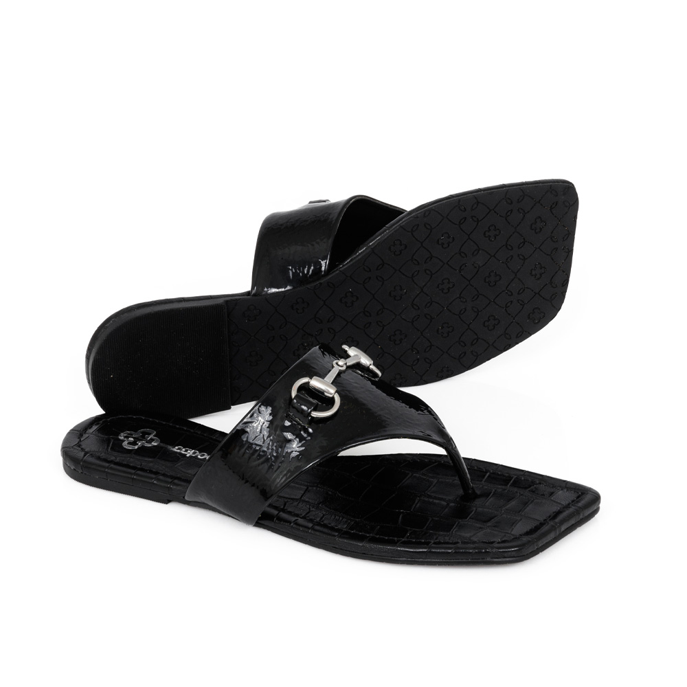 CHINELO RASTEIRO SOFT GLOSSY PRETO image number 3
