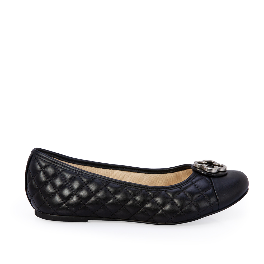 SAPATILHA CATHERINE INFANTIL COURO PRETA image number 0