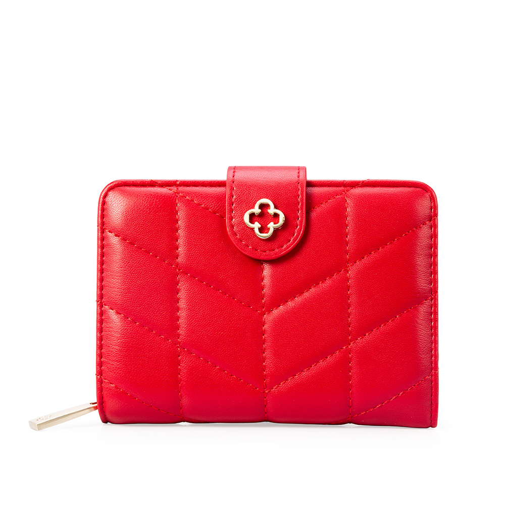 CARTEIRA VERMELHA RUBI MATELASS&Ecirc; image number 0