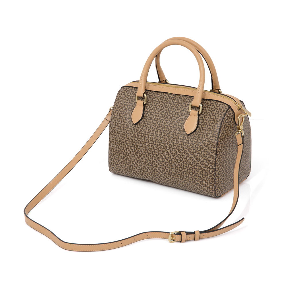BOLSA TIRACOLO BEGE RÁFIA MONOGRAMA DOCTOR BAG image number 1