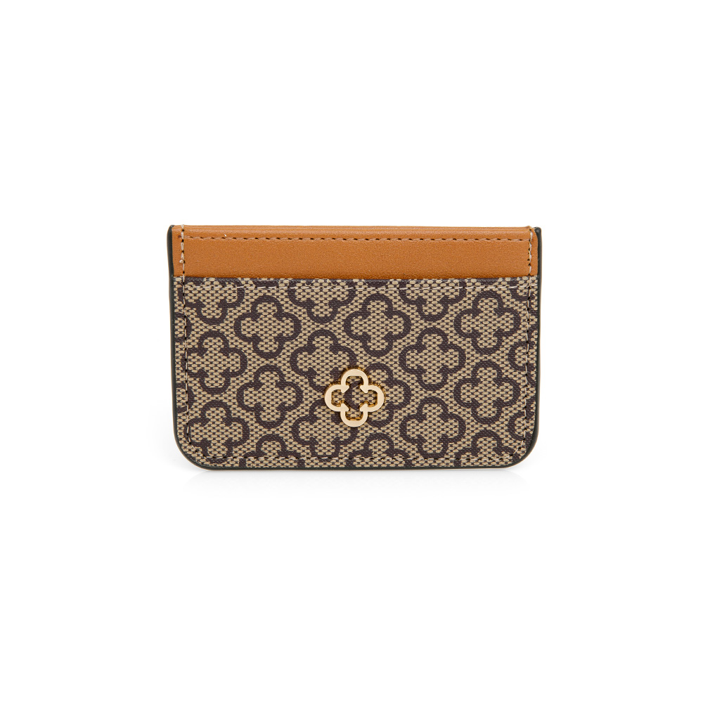 KIT CHAVEIRO + PORTA CART&Atilde;O CARAMELO MONOGRAMA image number 2