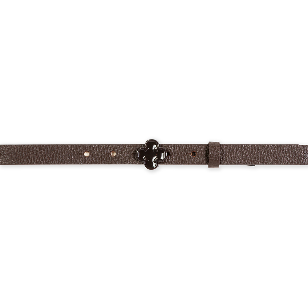 CINTO MARROM DE COURO FEMININO image number 4