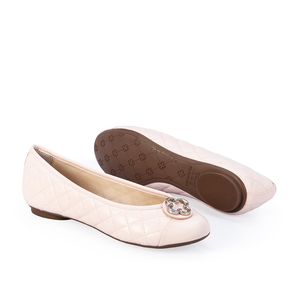 SAPATILHA COURO PEONIA BICO REDONDO CATHERINE image number 3