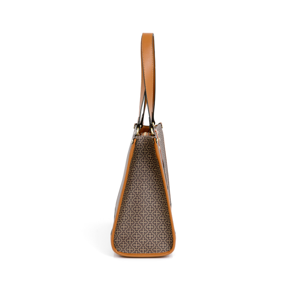 BOLSA GRANDE CARAMELO MONOGRAMA SHOPPER image number 1