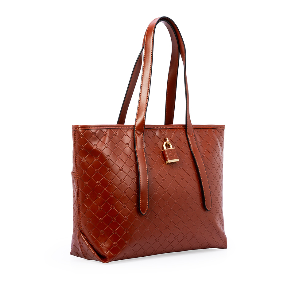 BOLSA GRANDE CARAMELO MONOGRAMA SHOPPER image number 3