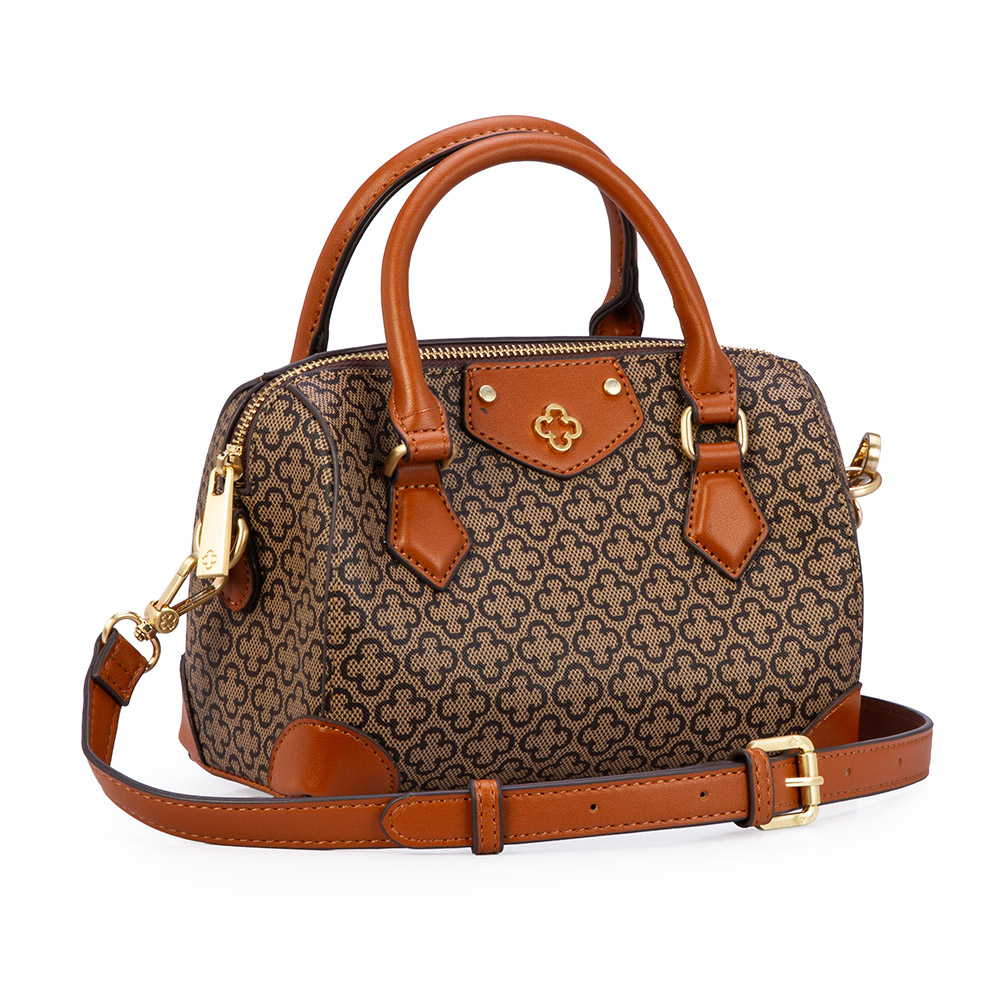 BOLSA PEQUENA CARAMELO MONOGRAMA DOCTOR BAG image number 3