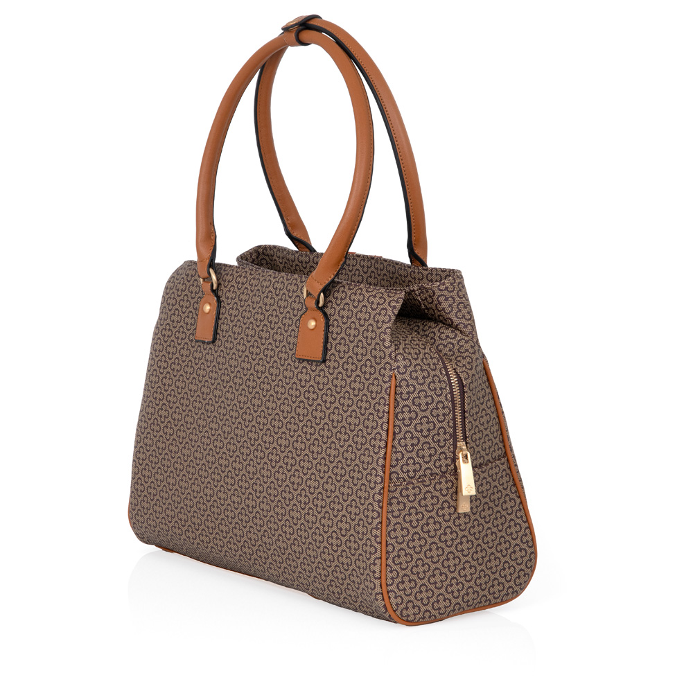 BOLSA SHOPPER GRANDE BEGE MONOGRAMA image number 3