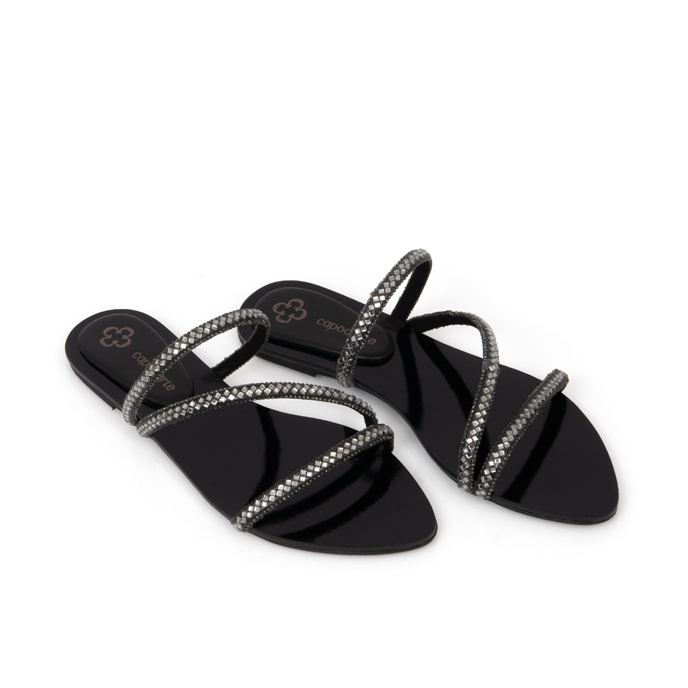 CHINELO RASTEIRA PRETO PEDRARIAS image number 1