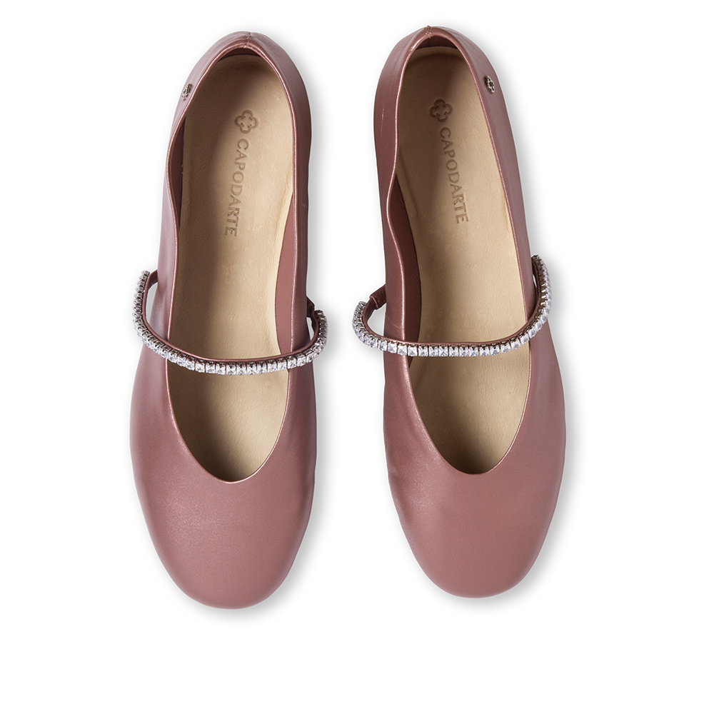 SAPATILHA DE COURO ROSA MALVA image number 4