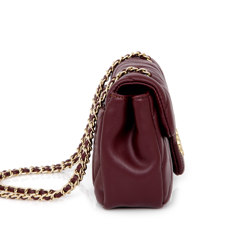 BOLSA PEQUENA TIRACOLO BORD&Ocirc; MATELASS&Ecirc; AL&Ccedil;A CORRENTE image number 2