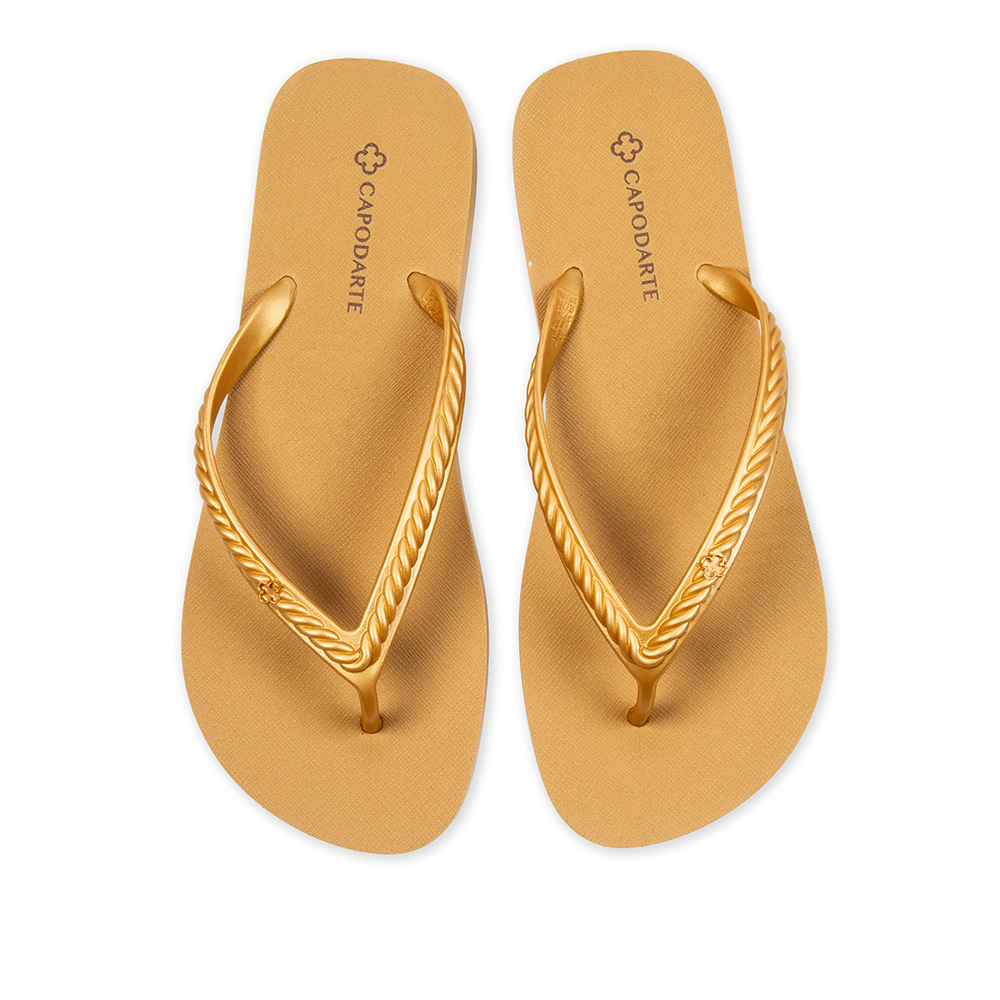 CHINELO DE DEDO DOURADO CLARO image number 4