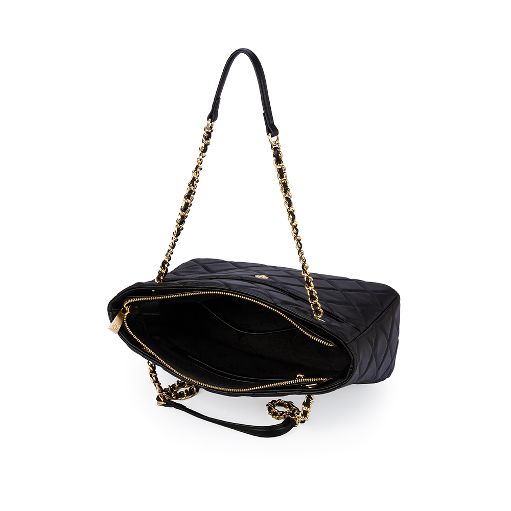 BOLSA GRANDE PRETA MATELASS&Ecirc; SHOPPER image number 4