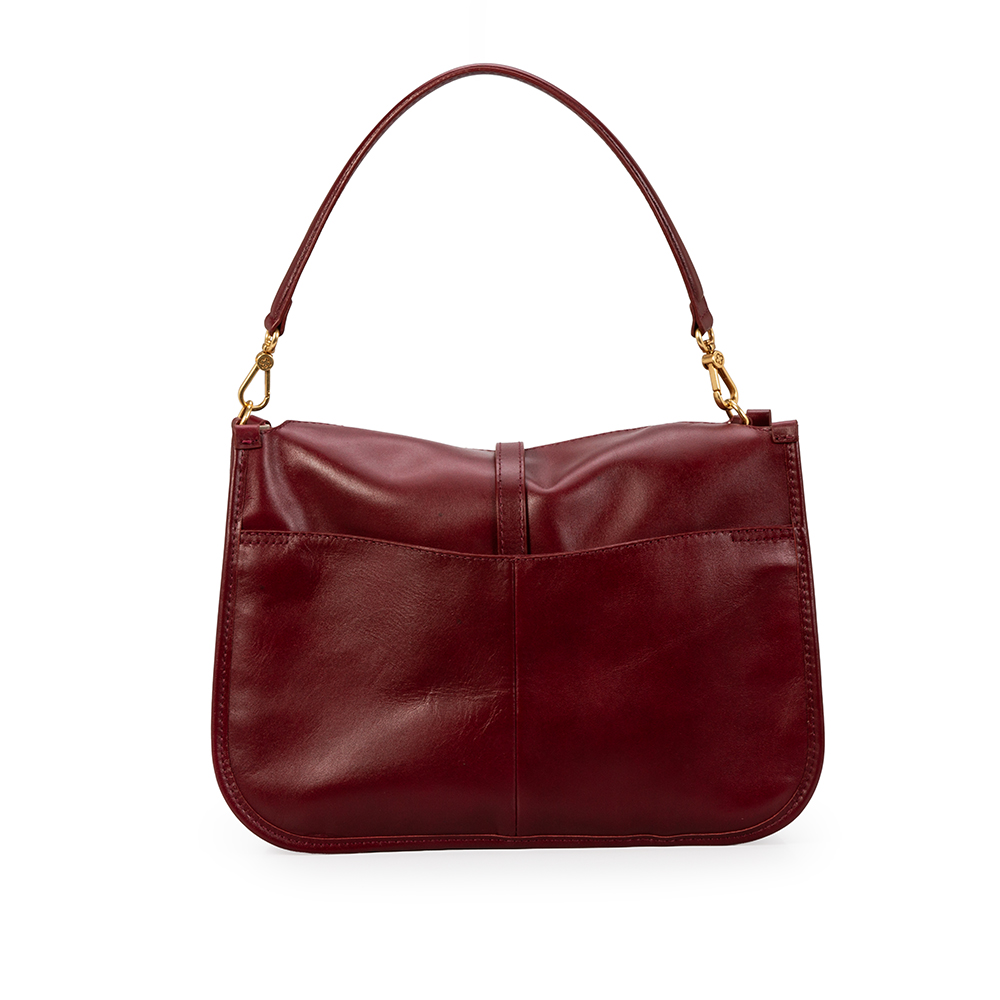 BOLSA COURO HOBO AMARONE image number 2
